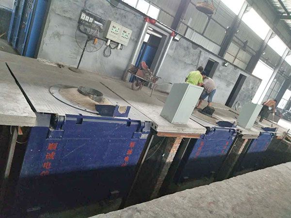 3电3炉钢壳炉客户现场